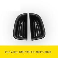 Mano geras automobilis Volvo S90 V90 CC 2017 2018 Automobilio priekinių durelių šoninės rankenos laikymo dėžutės Organizatoriaus padėklo priedai 2pc