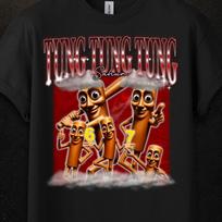 Tung Tung Tung Sahur T Shirt, Bandito Bobritto, Salamino Pinguino, Brainrot Meme Shirt, Triple T 3XL