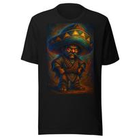 Brave Mexican with Sombrero — Chicano Art Unisex t-shirt 2XL