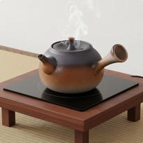 Ceramic Cooktop Teapot Heat Resistant Kettle with Handle Stovetop Tea Boiling Pot for Indoor 500ML Side-handle Gufeng
