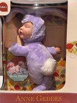 Anne geddes laleczka fiolet króliczek baby bunny