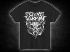 Gym Vermin Deathcore T-Shirt, Metal Band Streetwear, Fitness Tee XL