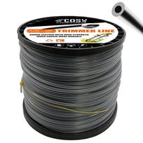 2.7mmx100m Round Gray Nylon Trimmer Line Brush Grass Cutting Weed Rope Strimmer Tool Accessories Lawn Mower Wire 3.0mmx1LB
