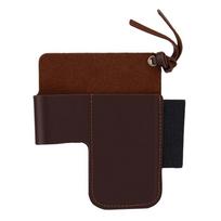Brown Multitool Sheath Cowhide Leather Belt Clip Pouch Durable EDC Belt Organizer  Daily Use