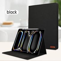 Cloth Pattern Case for Apple IPad Pro 11 2024 M4 A2837 A3006 Soft TPU Leather Protection Cover with Pen Slot iPad Pro 11 (2024) juoda