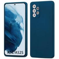 Protective Case - Booling - for Samsung Galaxy A52/A52s/A52 5G - Ultra Slim - Flexible - Navy Blue mėlyna