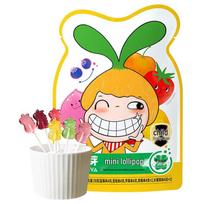 Wo Xiaoya Sugar-Free Mini Lollipops, Mixed Flavors
