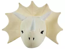 Vaikiška sieninė dekoracija Dinozauras REXX medvilnė 29 cm šviesi smėlio spalva