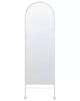 Sieninis veidrodis JARNAGES 45 cm 145 cm metalinis baltas
