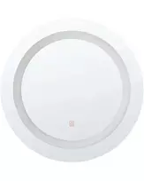 Vonios veidrodis su LED apšvietimu SELUNE 58 cm sidabrinis