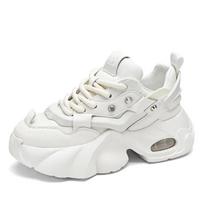 Prabangūs vyriški batai Mada Aukštį didinantys laisvalaikio batai Dizainerio platforminiai sportbačiai vyrams Sportiniai bėgimo batai Zapatillas Hombre 39 balta