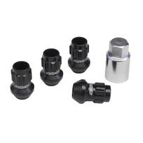 RAYS 17HEX Racing Lock Set M12 x 1.25 BK (Black) 35mm (Medium Type) 74130000253BK juoda