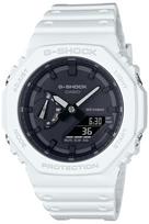 CASIO G-SHOCK GA-2100-7AJF Men's Carbon Core Guard Watch, White Case, World Time, 20 ATM Water Resistant gray