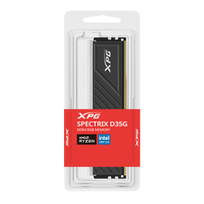 ADATA XPG Spectrix D35G RGB, DDR4-3200 RAM, CL16, XMP – 8GB, black