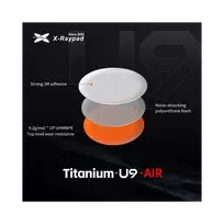 X-raypad Titanium U9 Air Mouse Feet | Orange, x40, Universal Dots