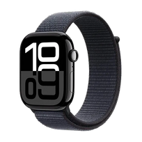 Išmanusis laikrodis Apple Watch Series 10 GPS + Cellular 46mm Jet Black Aluminium Case with Sport Loop – Black