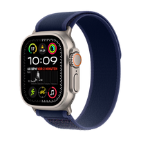 Išmanusis laikrodis Apple Watch Ultra 2 (2024) LTE 49mm Natural Titanium Case with Trail Loop S/M – Blue