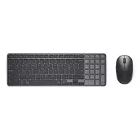 Dell Pro 7 Rechargeable Compact Keyboard and Mouse – KM746 | Keyboard and Mouse Set | Wireless | Bluetooth | US International | Graphite