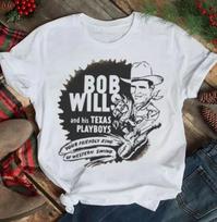 Bob Wills And The Texas Playboys Gift For Christmas T Shirt Full Size S-5XL XXXXL