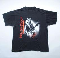 1992 M. Tour Vintage Walter Trout Grupės Marškinėliai Klasikiniai Juodi Unisex S-5XL 1V0700 L gray