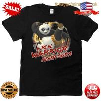 Animal Kung Fu Cartoon Funny Bear Warrior T-shirt Panda Cartoon T-shirt S-5XL S