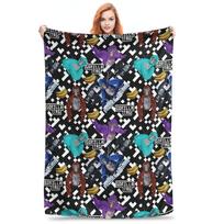Gorilla Tag Pfp Maker Blanket Soft Warm Flannel Throw Blanket Plush for Bed Living room Picnic Travel Home Couch Size: 75*100cm, Weight: 230 GSM