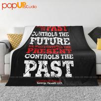 George Orwell 1984 Direct From Stockist Casual Ultra-Soft Blanket Quilt Winter Sofa Cover Bed Covers Size: 75*100cm, Weight: 230 GSM