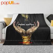 Imagine Dragons Smoke + Mirrors Ultra-Soft Blanket Quilt Winter Sofa Cover Bed Covers Size: 75*100cm, Weight: 230 GSM