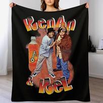 Kenan and Kel T-Shirt Throw Blanket Summer Cool Breathable Blanket for Sleeping Size: 75*100cm, Weight: 230 GSM