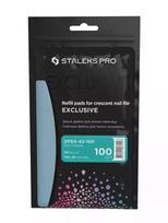Staleks pro exclusive wymienne nakładki do pilnika do paznokci półksiężyc #100 50 sztuk dfex-42-100