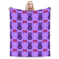 Fnaf Fredžio Baisus Žaidimas Bonnie Antklodė Šilta Jauki Pūkuota Mesti Antklodės Sofai 50x60 Colių Įvairių Dydžių Antklodė 100cmx150cm