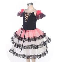 Princess Style Children's Dance Performance Ballet Tutu with V-neck Bodice 110cm