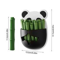 Animal Fridge Magnets Panda Refrigerator Decoration Sealing Bag Clips for Dorm Office Homeowner Home Kitchen Whiteboard Locker