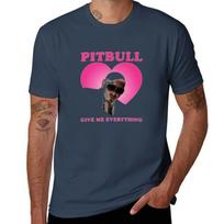 PitBull Give Me Everything TShirt Basic Plain Short Sleeve Crew Neck Tee S