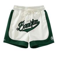 Men's Quarter Pants Summer Embroidered Letters Casual Gym Shorts Sports Pants Training Short Pants M balta