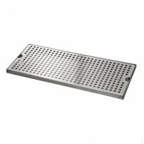 Nerūdijančio plieno lašų padėklas Drenažo skylutės Baras Pirštų rankenos Sidabrinė 30CM Black 40CM gray
