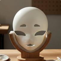 Unpainted Furry Head Base Headpiece Customizable Blank Cosplay Shell Heat Moldable