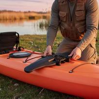 Outboard Motor Bracket for Kayak 155mm Hole Spacing Easy Attachment PVC Construction Weatherproof