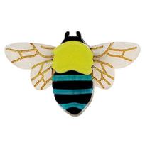 New Acrylic Cute Bee Brooches For Women Small Fashion Insect Pin Cartoon Design Suit Shirt Accessories High Quality