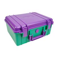 Waterproof Tool Box Portable Repair Tool Carrier Cameras Protector Hard Case pink