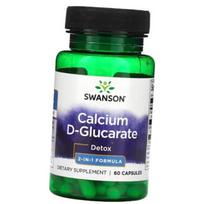 Calcium D-Glucarate Detox, Calcium D-Glucarate Detox 2-In-1 Formula, Swanson 60caps (36280179) 60caps