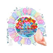 Vandens balionas - Vandens bomba - 222 vnt. - Greitas pripildymas per 60 sekundžių - Daugiaspalvis
