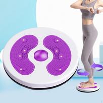 Multifunctional Waist Twister, Balance Board Exercise Fitness Equipment Plate Twisting violetinė