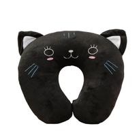 Cute Cartoon Animal Design Neck Support Pillow Portable U Shape Headrest Cushion For Long Flights Home Office Travel Use