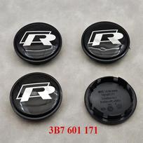For VOLKSWAGEN 4pcs 65mm Red Blue Car Wheel Center Caps For Volkswagen VW R GTI Golf 6 Passat CC Magotan Touran Tiguan 3B7601171 3B7601171