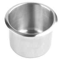 Stainless Steel 68mm Hole Cup Holder 55mm Height RV Camper Marine Boat Vehicle Drinking Holder for Car Truck Limo Modification gray