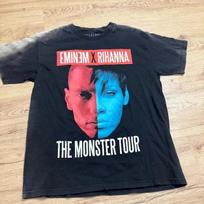 Eminem Rihanna The Monster Tour T- Shirt Unisex Size Large Trapstar Black L