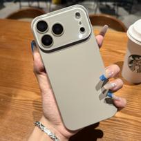 Nano Glass Lens Protection Case For For Iphone 17 Air 16 1 14 Plus 13 12 11 Pro Max Skin-feel Matte Bumper Shockproof Cover iPhone 14