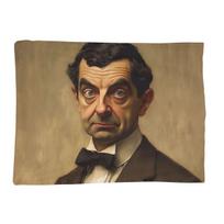 Ponas Bynas Antklodė Minkšta Šilta Flanelinė Pledas Lovos Patalynė Lovai Svetainei Iškylai Kelionei Namų Sofai Size: 75*100cm, Weight: 230 GSM black