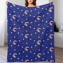 Cozy Time Moondrop Throw Blanket Warm Throw Blanket Gift for Anniversary Size: 75*100cm, Weight: 230 GSM
